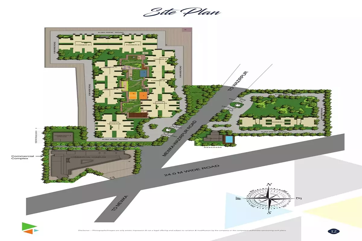 gls crown avenue sector 92 site plan